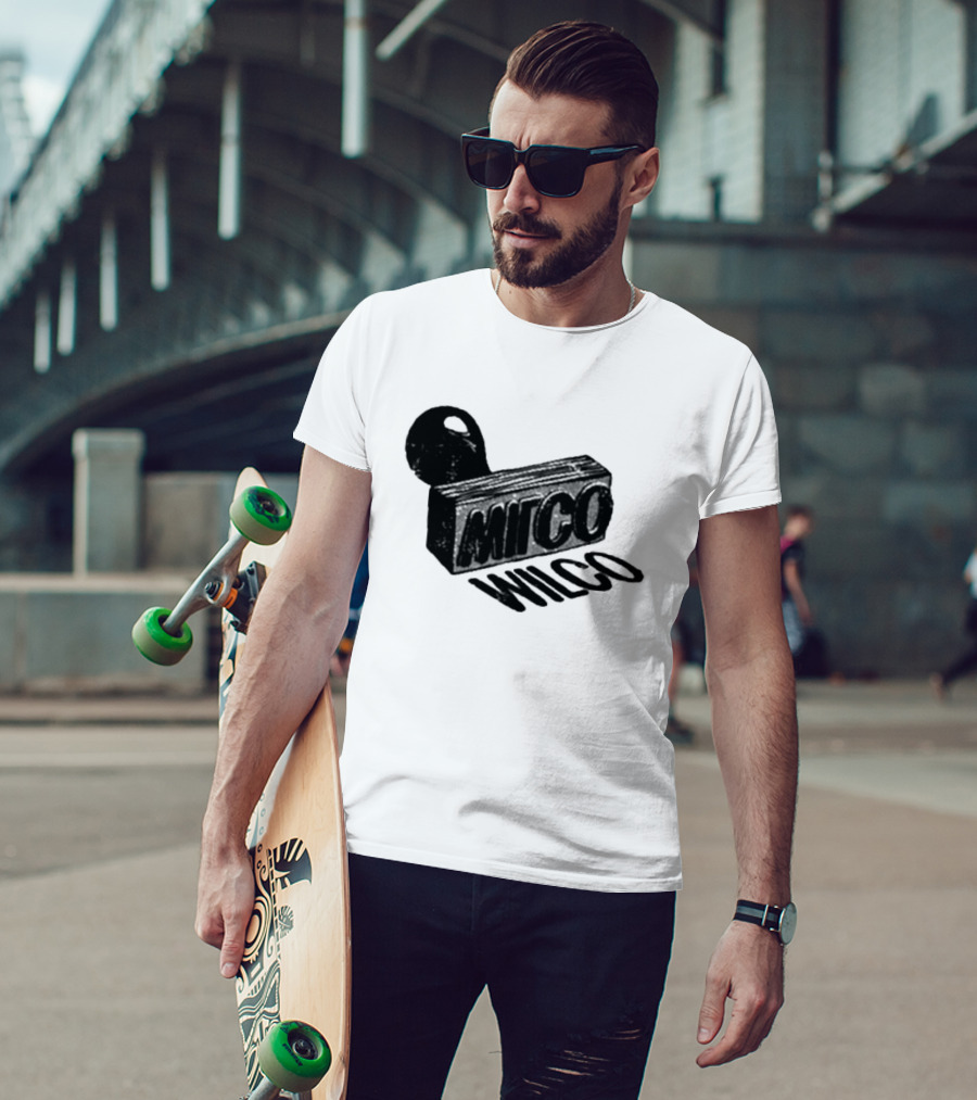 Wilco Band Logo Stamp Block T-Shirt