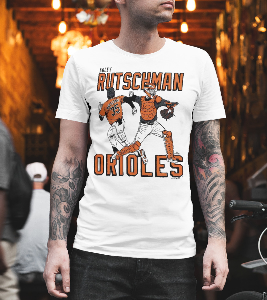 Adley Rutschman Baltimore Orioles #35 MLB Catcher T-Shirt
