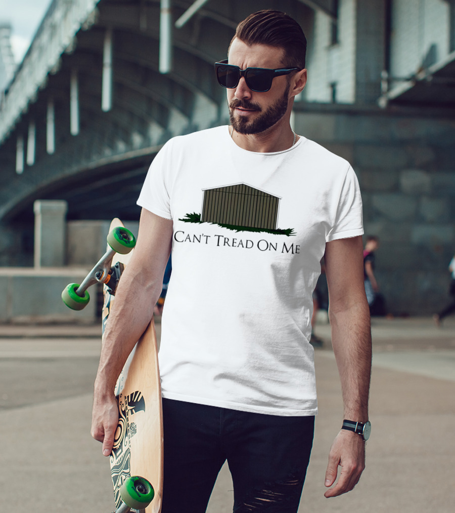Can't Tread On Me Shed With Grass Elements T-Shirt