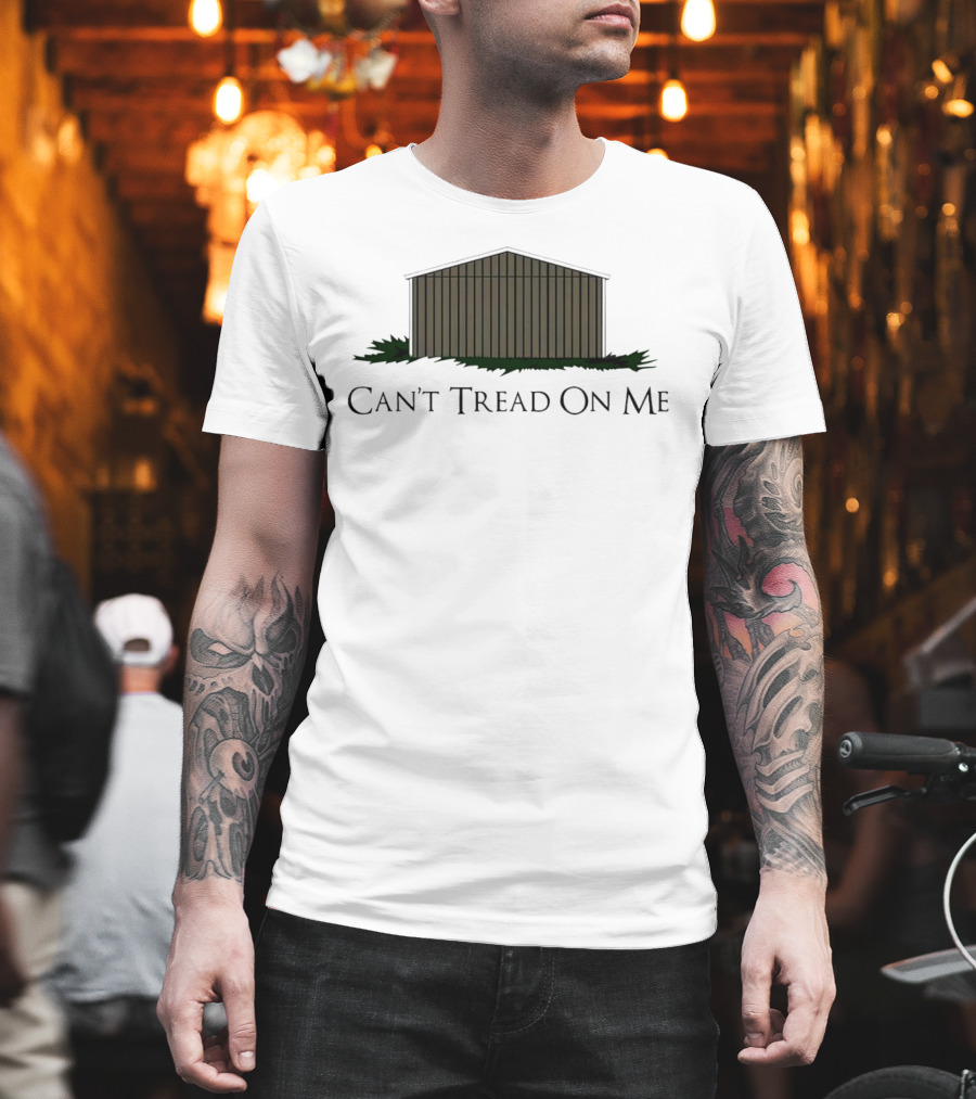 Can't Tread On Me Shed With Grass Elements T-Shirt