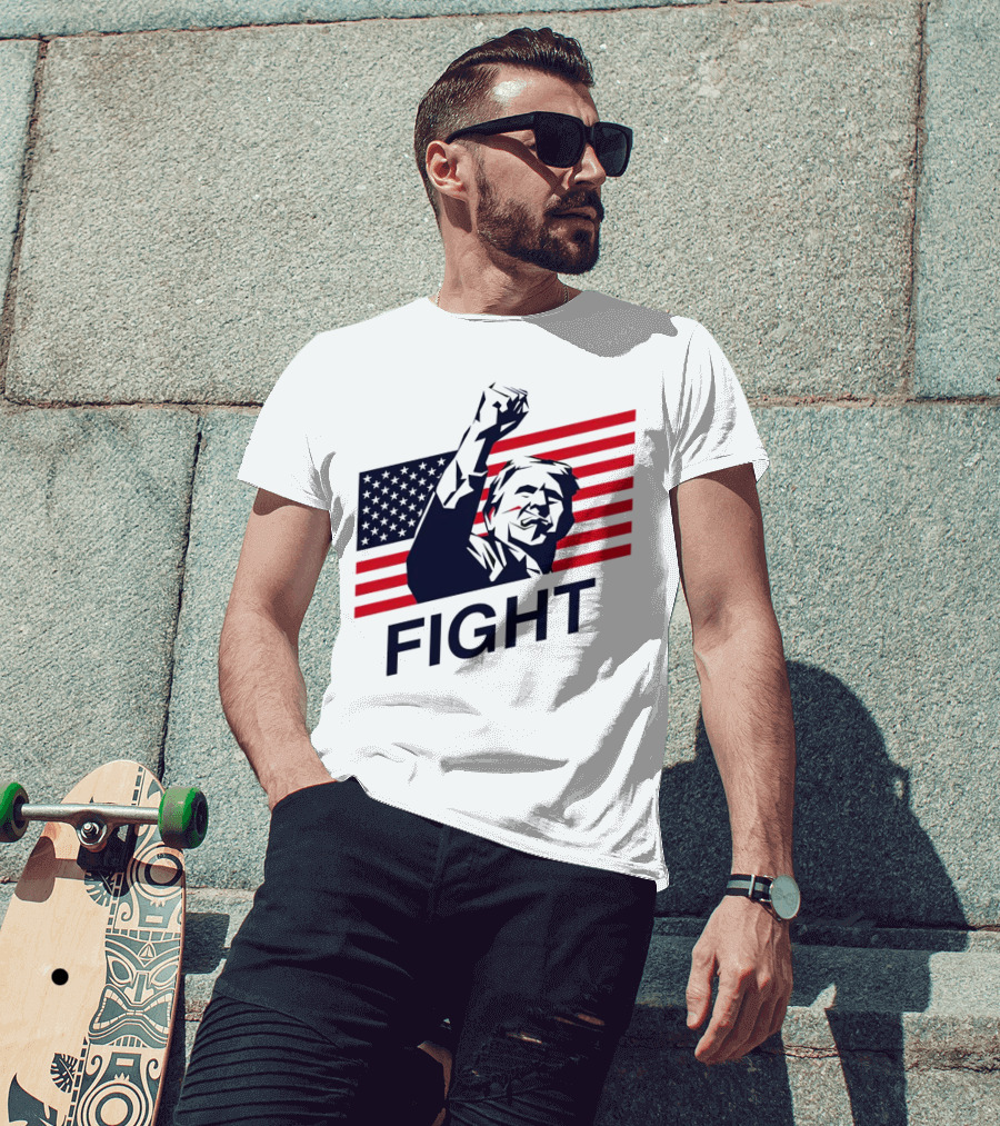 Fight American Flag Patriot T-Shirt