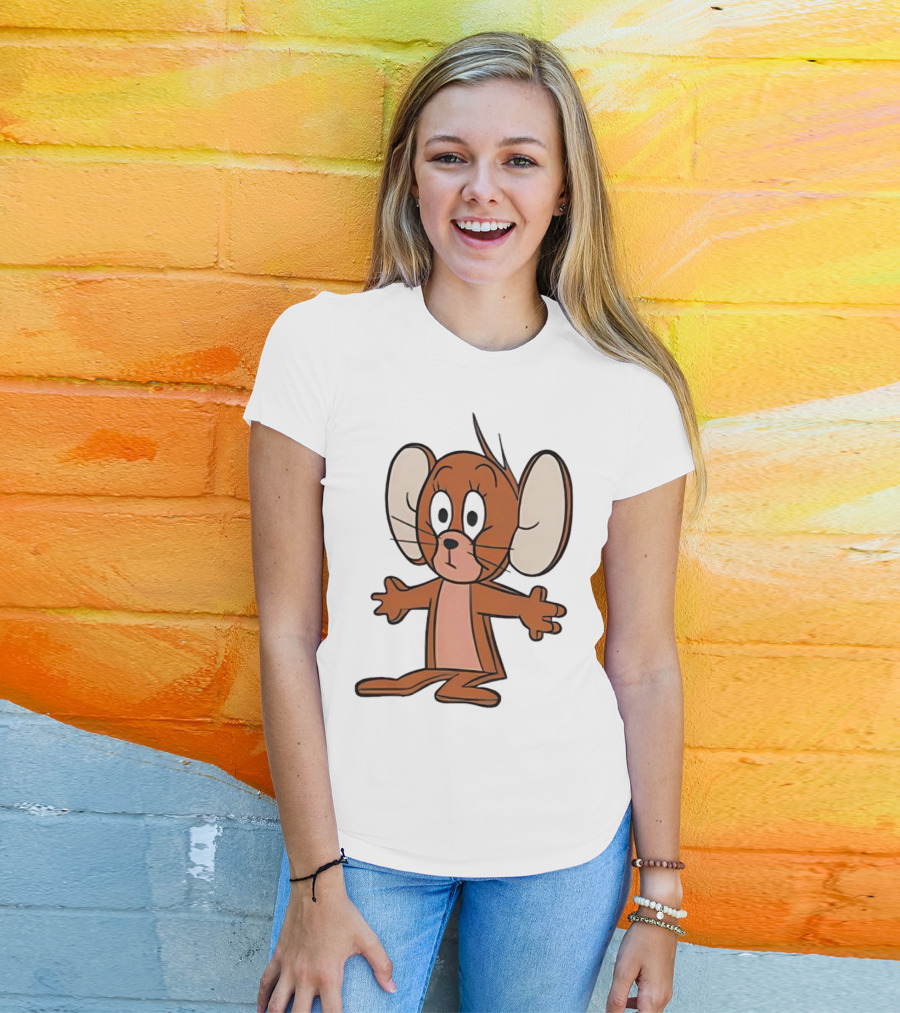 Hanna Barbera Tom And Jerry Jerry Iconic Character T-Shirt