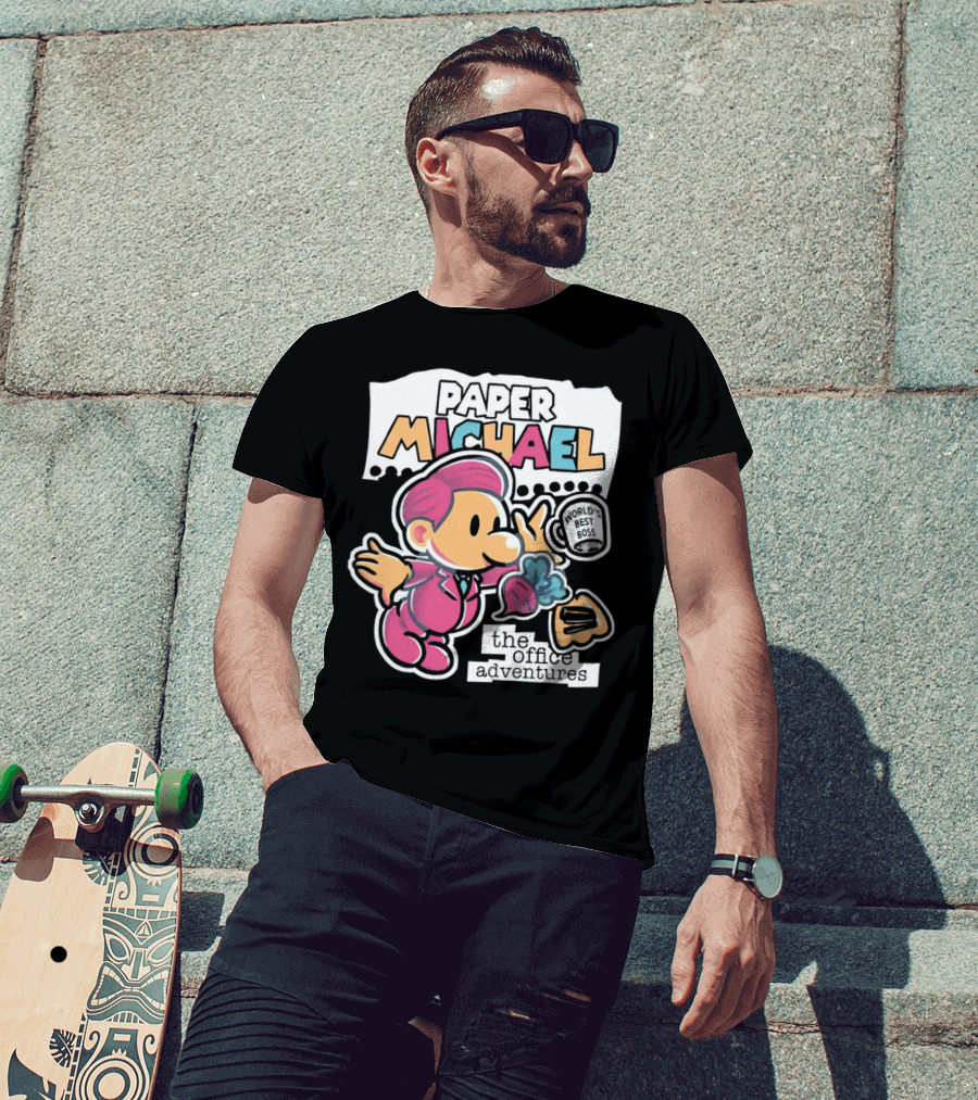 Paper Michael World's Best Boss The Office Adventures T-Shirt