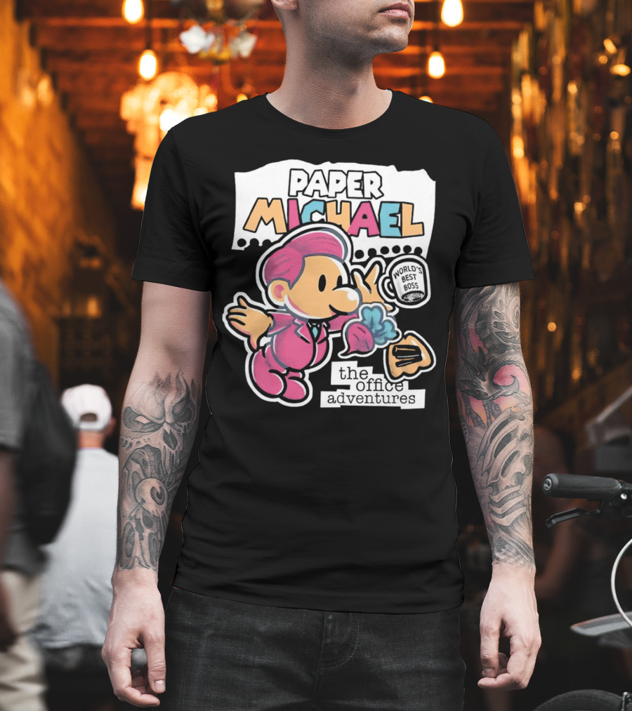 Paper Michael World's Best Boss The Office Adventures T-Shirt