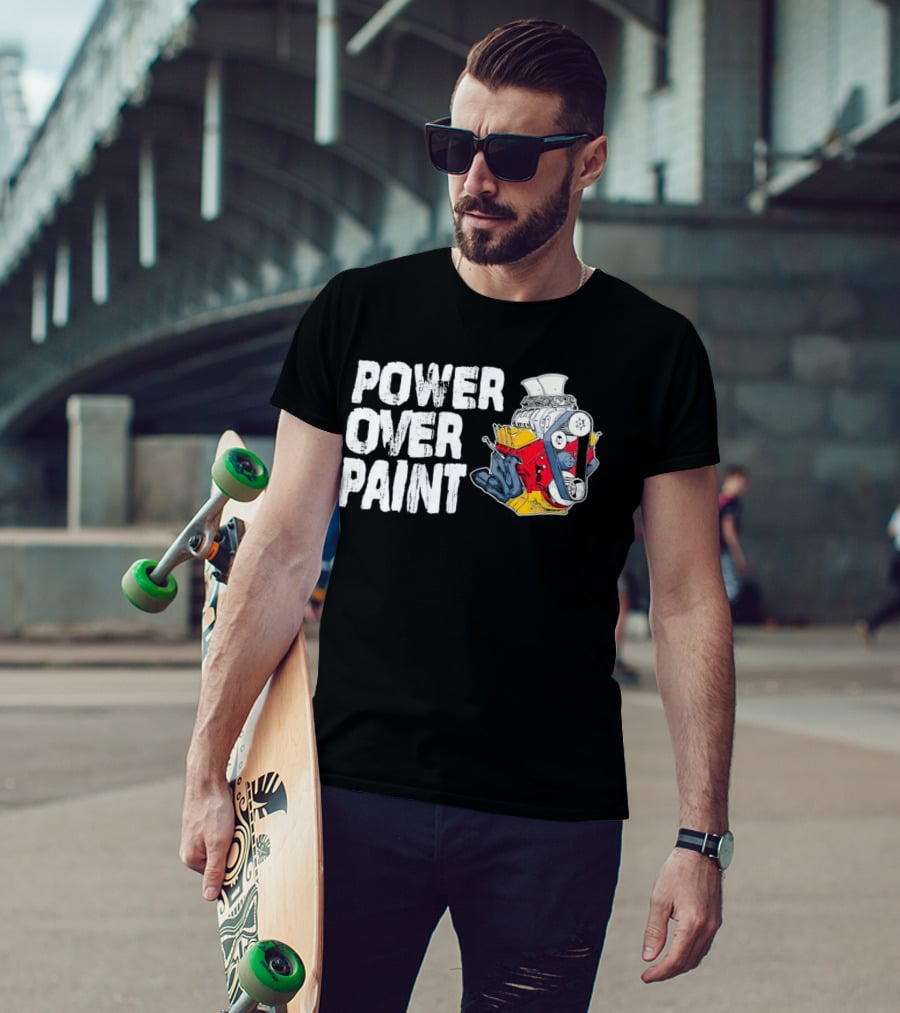 Power Over Paint Engine T-Shirt