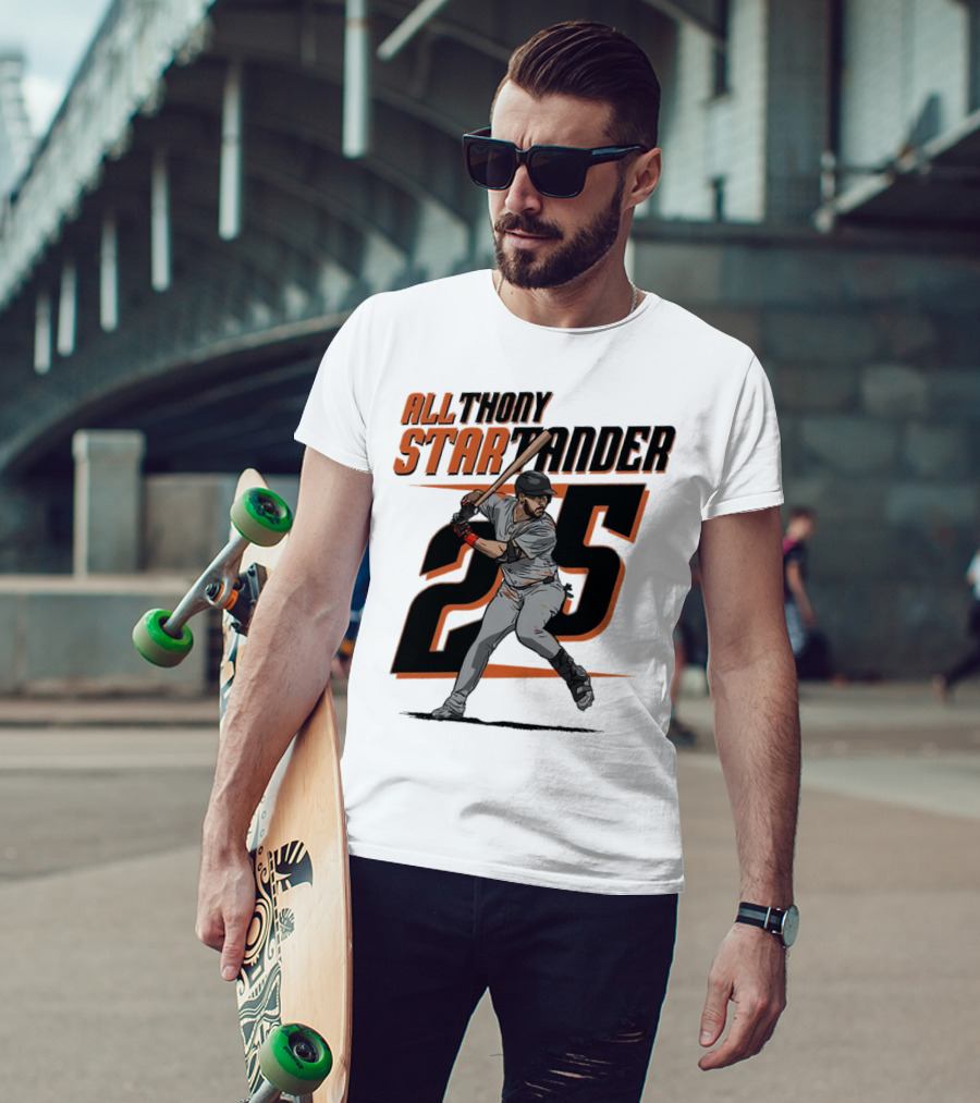 Anthony Santander All-Star Baseball Player Number 25 Baltimore T-Shirt