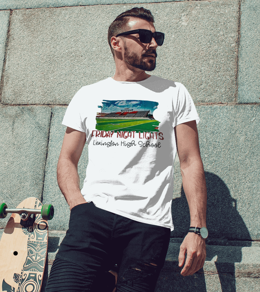 Friday Night Lights Lexington High School Football Stadium T-Shirt