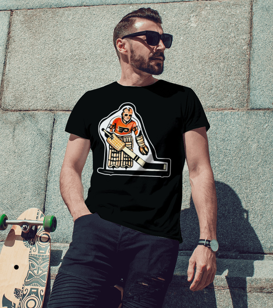 Philadelphia Flyers Jason Voorhees Hockey Mashup Noah Cates T-Shirt