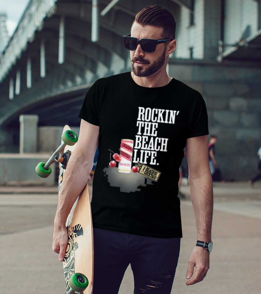 Rockin' The Beach Life Sammy Hagar Red Rocks Beach Cocktail T-Shirt