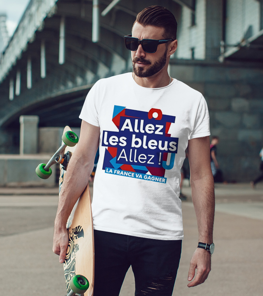 Allez Les Bleus Allez La France Va Gagner T-Shirt