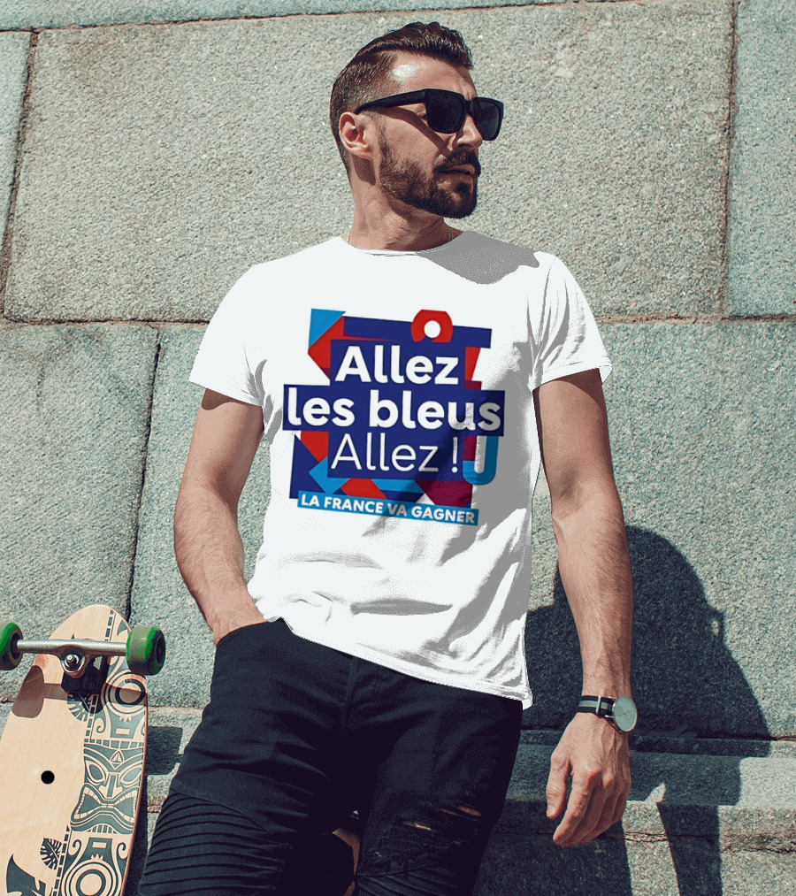 Allez Les Bleus Allez La France Va Gagner T-Shirt