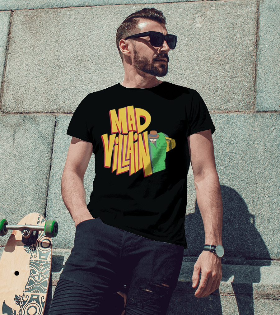 Mad Villain Lurk Mystery Figure In Green Trench Coat And Hat T-Shirt