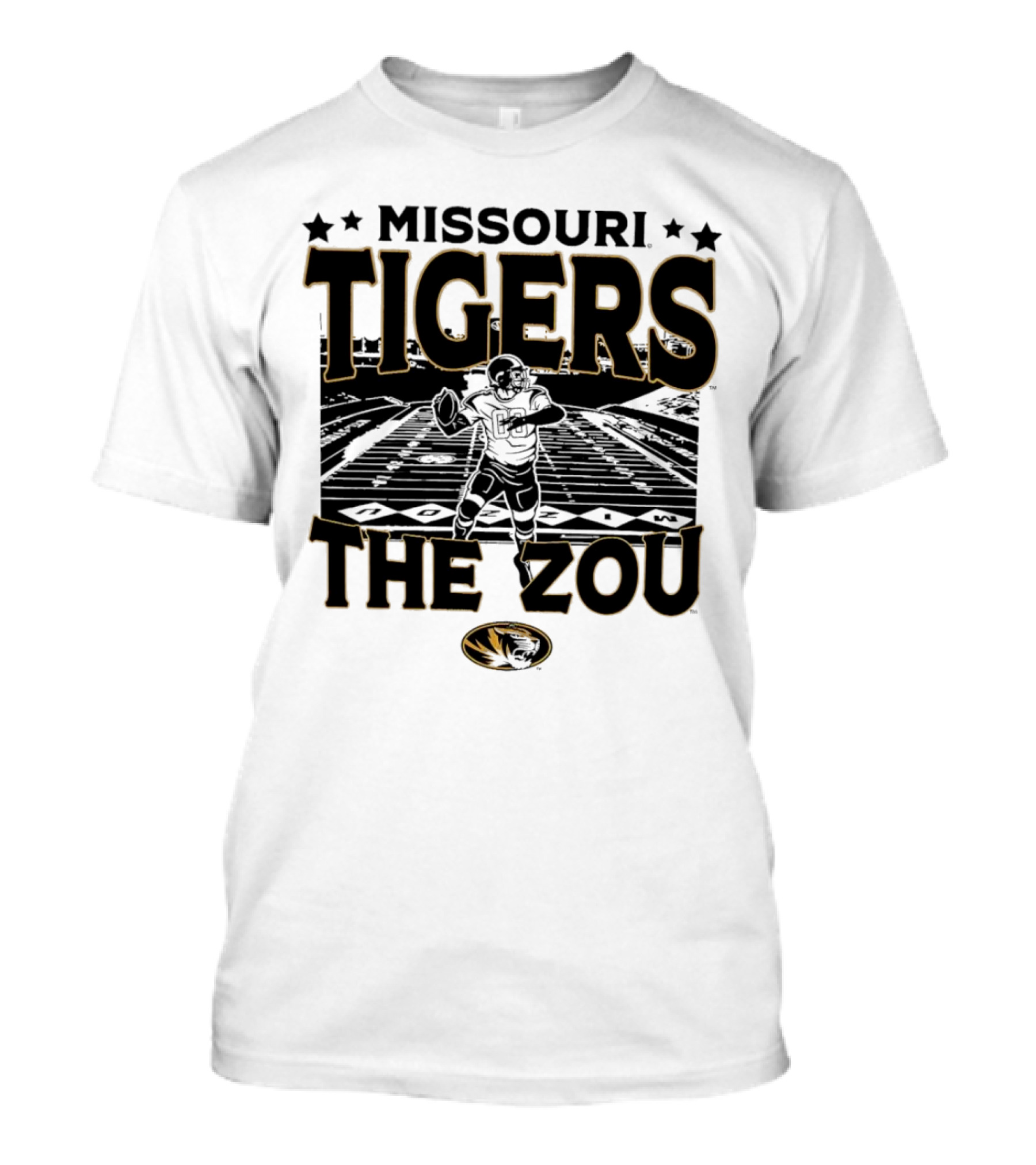 Missouri Tigers The Zou Football Gameday Couture T-Shirt