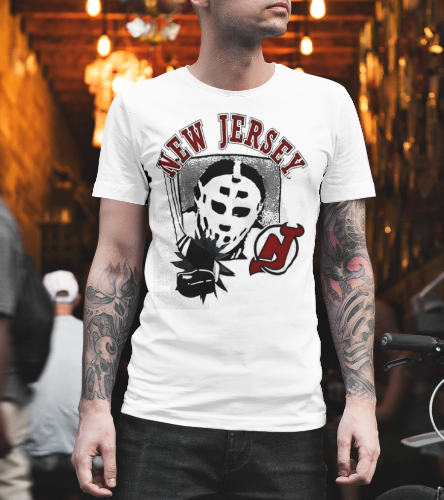 New Jersey Devils Retro Goalie Mask T-Shirt