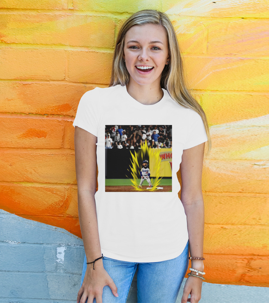 Teoscar Hernández Dodgers Super Saiyan Walk-Off Moment T-Shirt