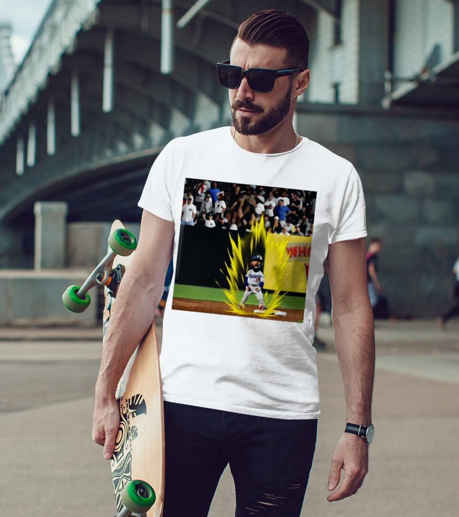 Teoscar Hernández Dodgers Super Saiyan Walk-Off Moment T-Shirt
