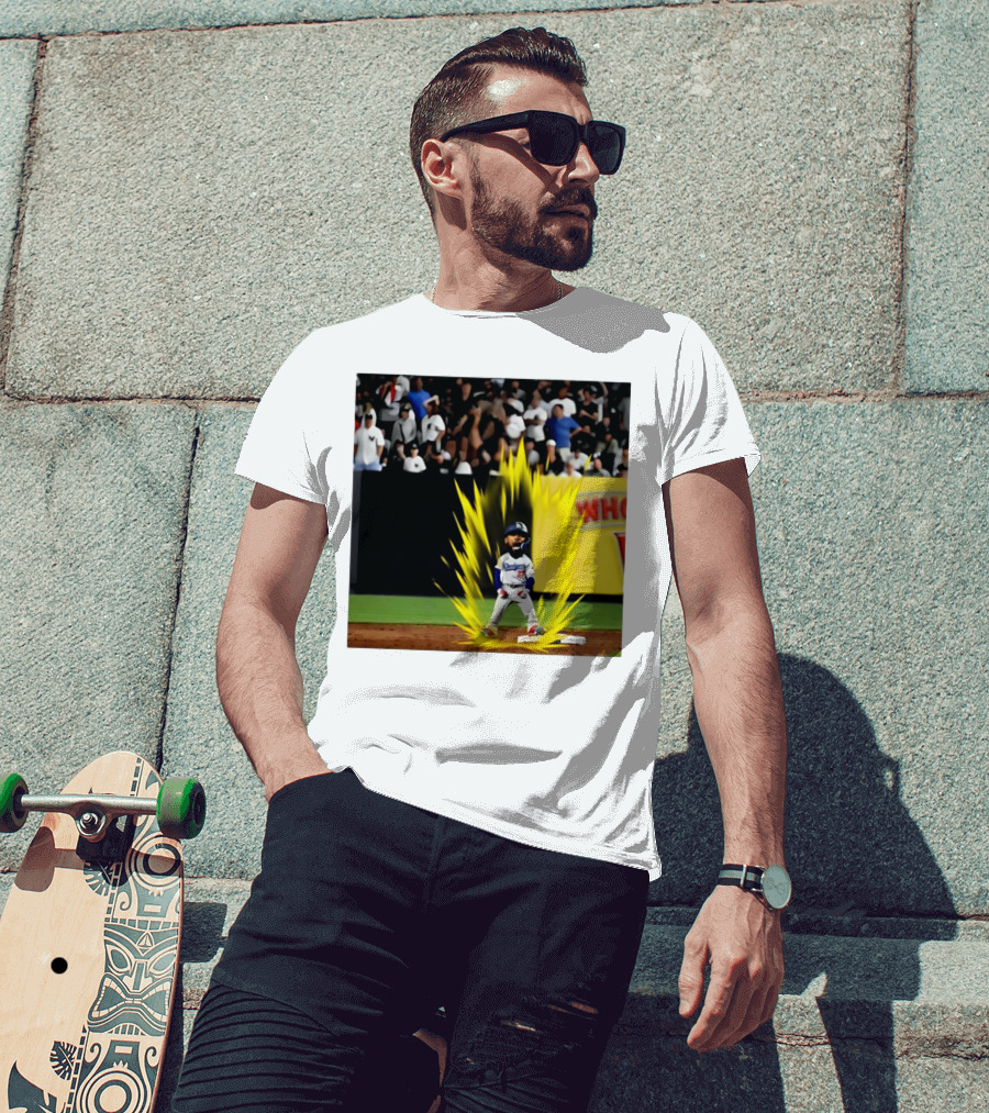 Teoscar Hernández Dodgers Super Saiyan Walk-Off Moment T-Shirt