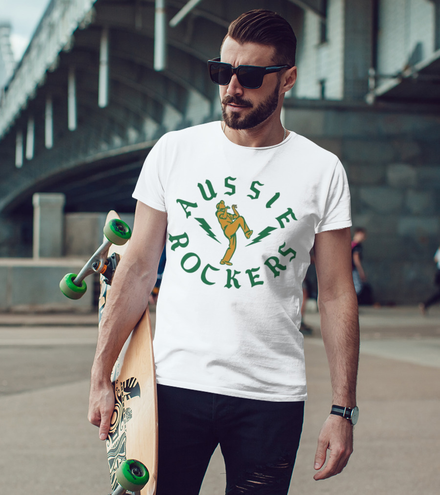 Aussie Rockers Lightning Guitarist T-Shirt