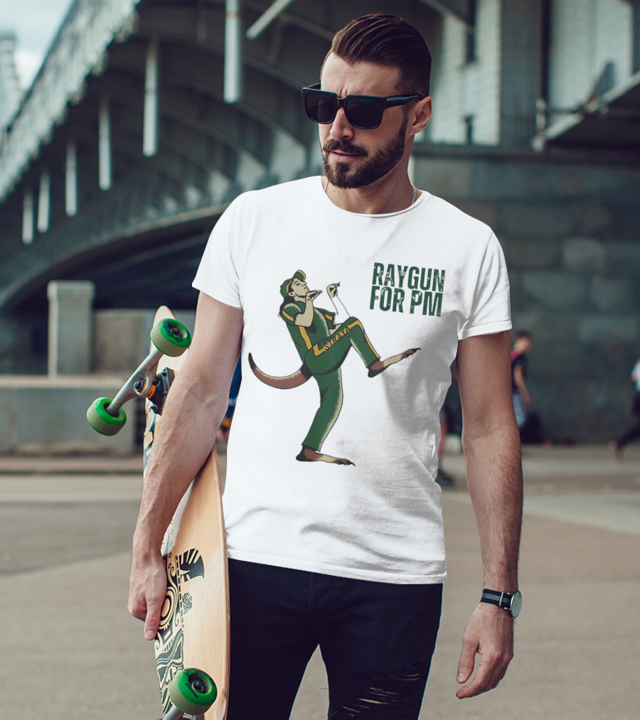RAYGUN FOR PM Cricketer Playing Instrument T-Shirt