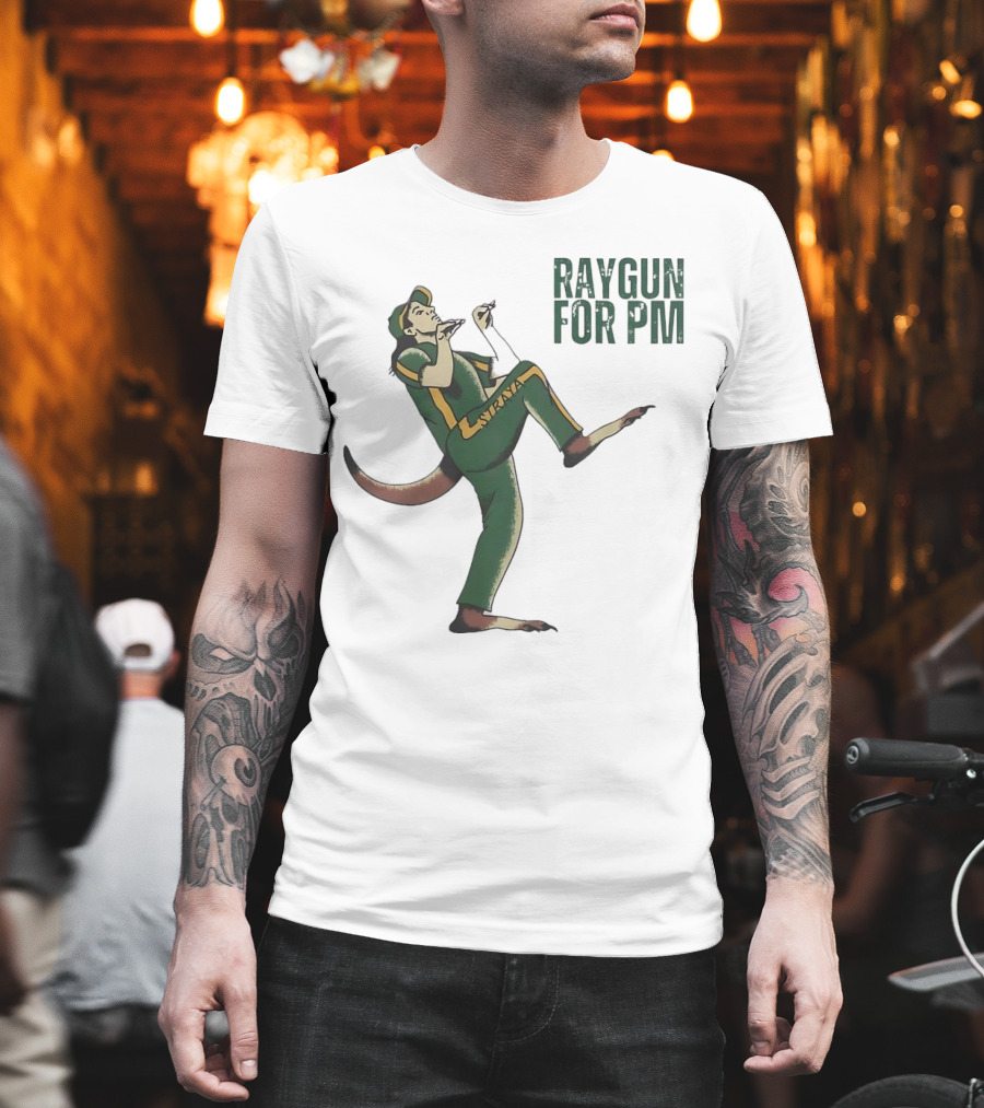 RAYGUN FOR PM Cricketer Playing Instrument T-Shirt