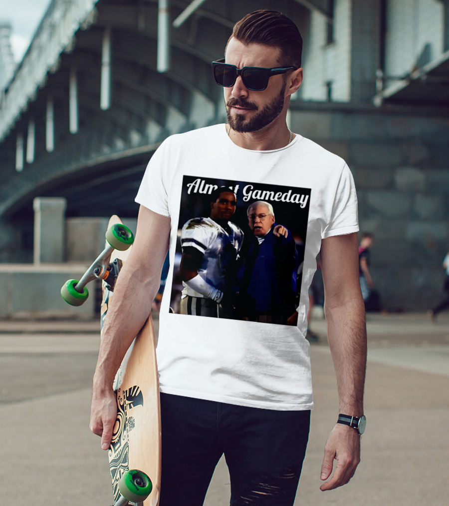 Almost Gameday Bill Snyder Coach K-State Wildcats Player Interaction T-Shirt