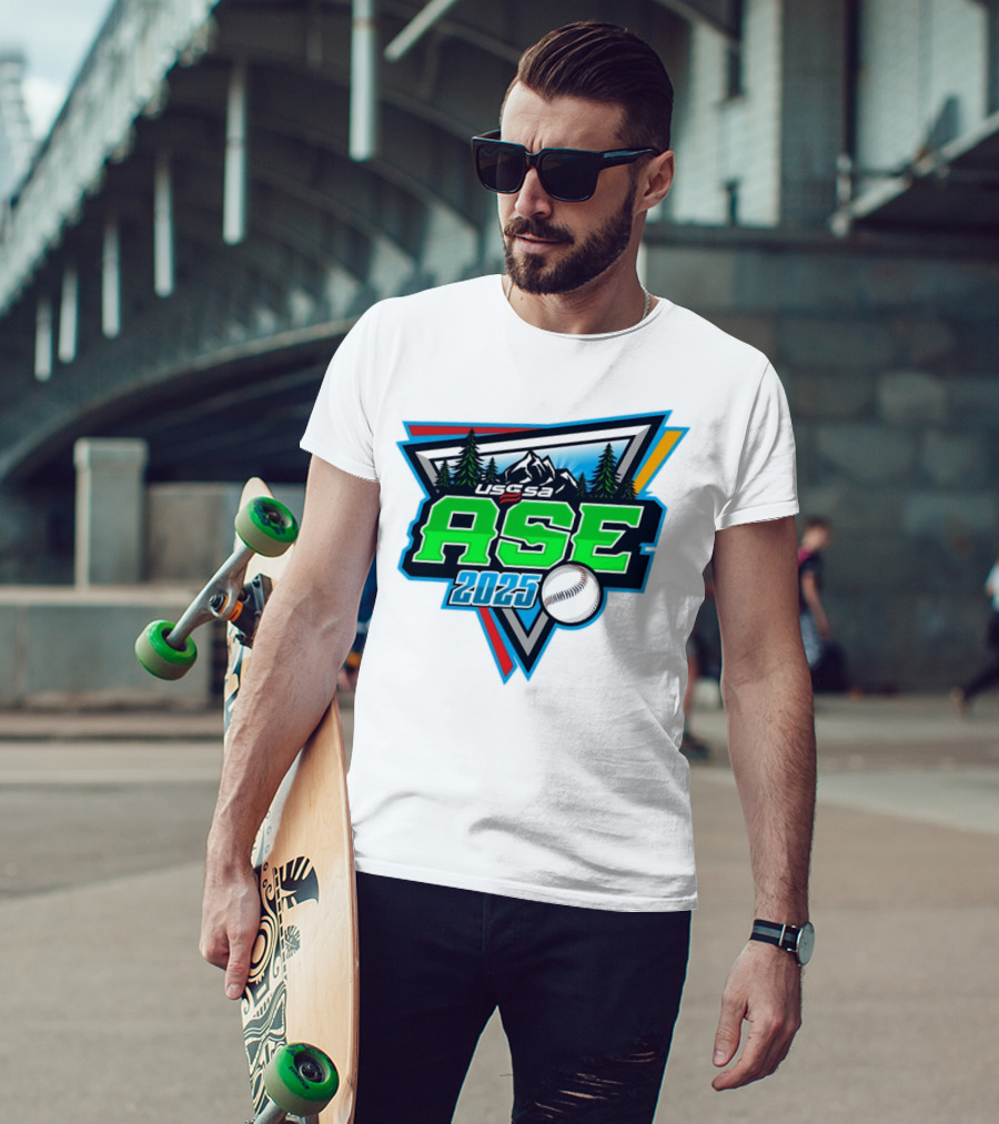 USSSA Arkansas ASE 2025 Baseball Mountains T-Shirt