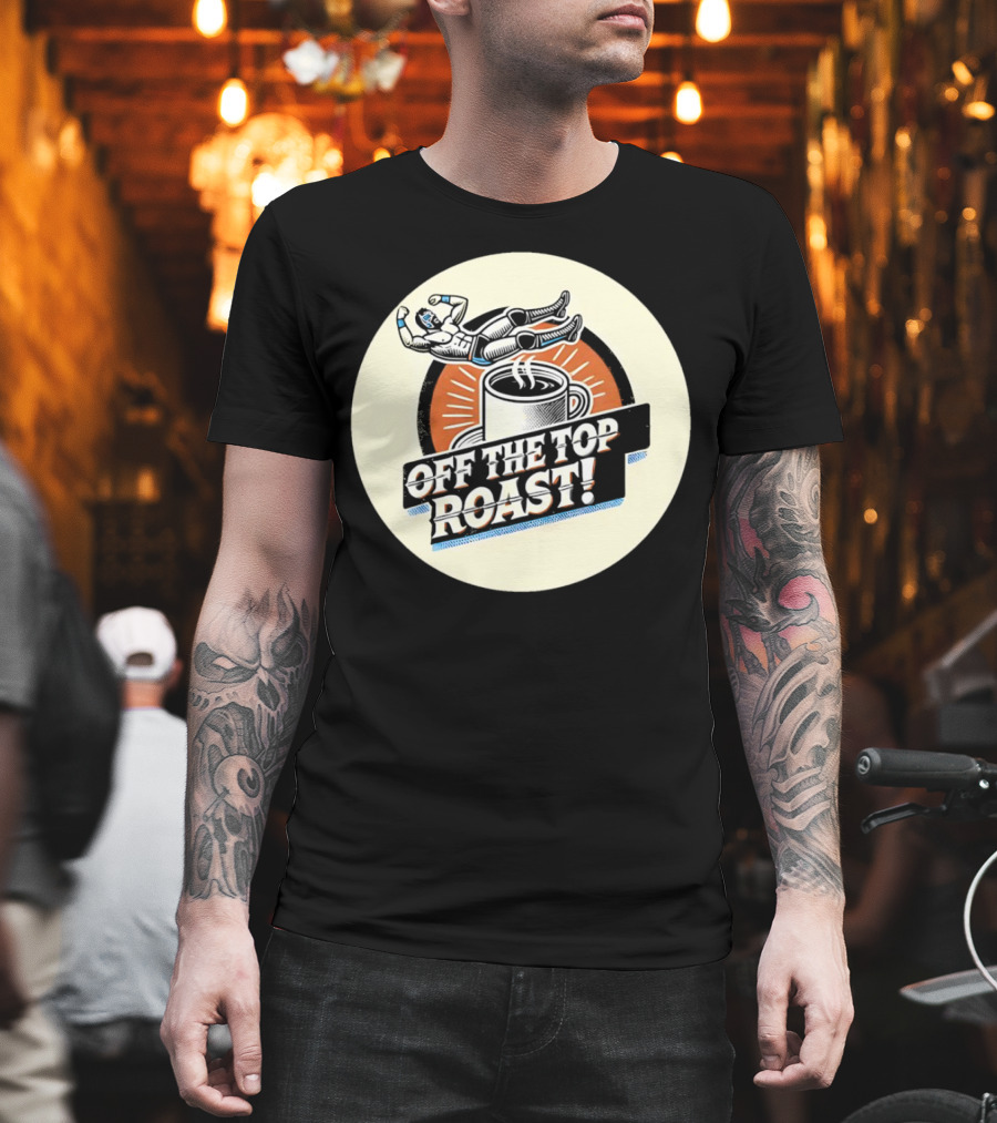 Off the Top Roast Coffee Wrestler T-Shirt