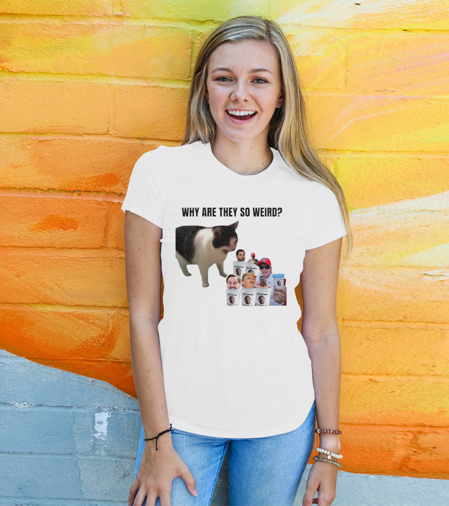 Cat Why Are They So Weird JD Vance Memes Full Family Kit T-Shirt