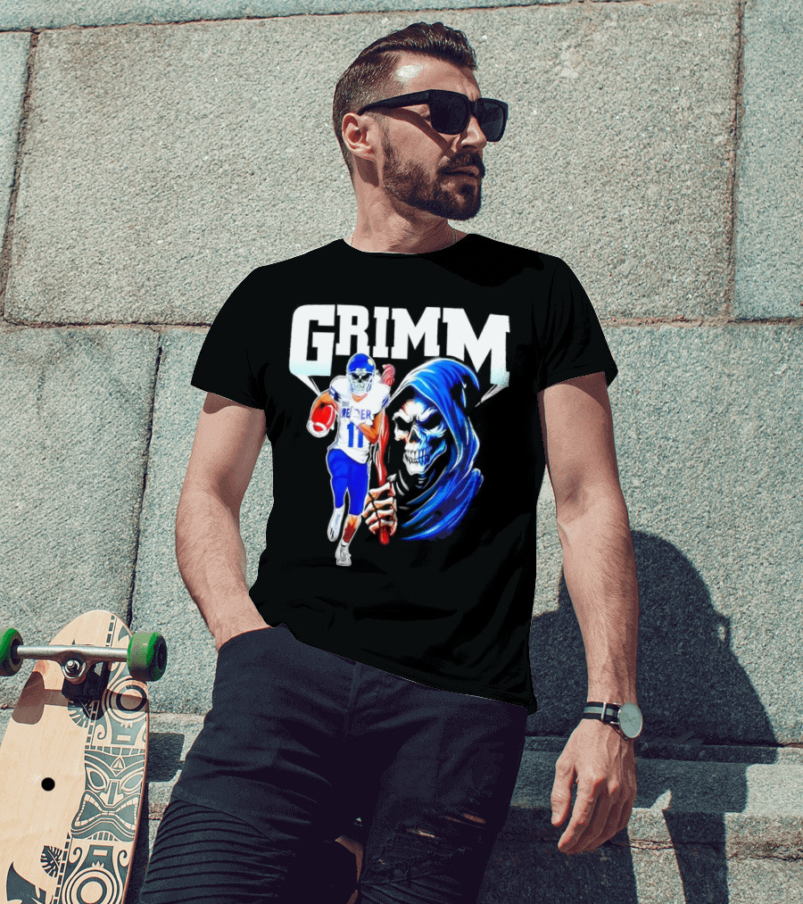 Grimm Reaper Kansas Jayhawks Football 11 Luke Grimm T-Shirt