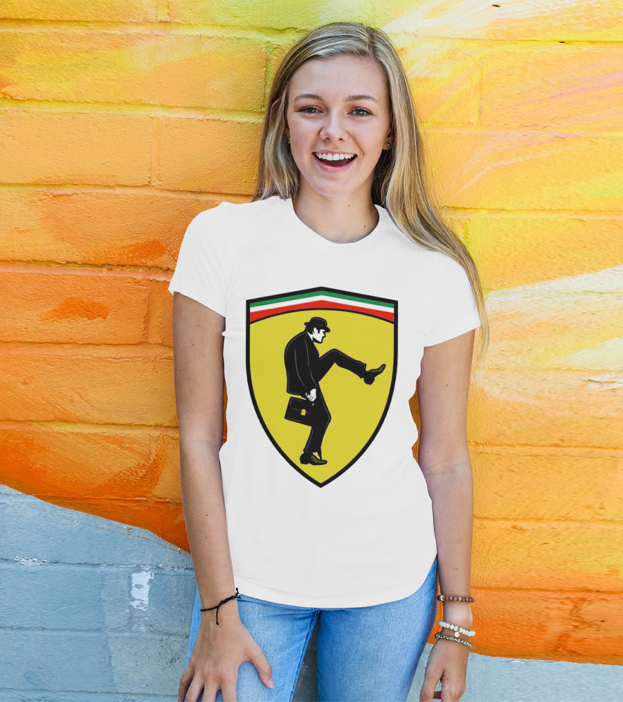 Ministry Of Silly Walks Monty Python Ferrari T-Shirt