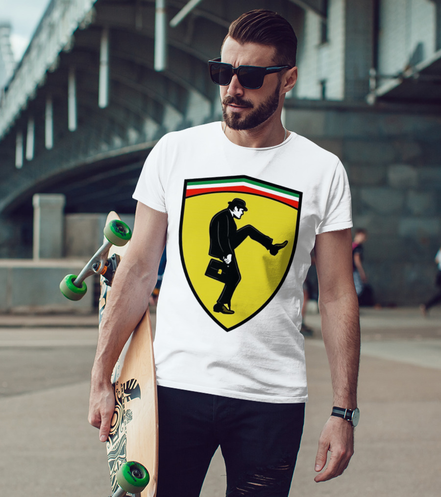 Ministry Of Silly Walks Monty Python Ferrari T-Shirt