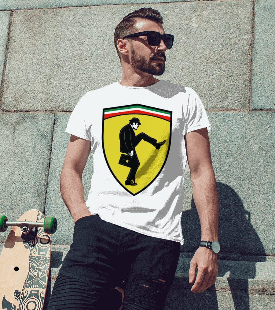 Ministry Of Silly Walks Monty Python Ferrari T-Shirt