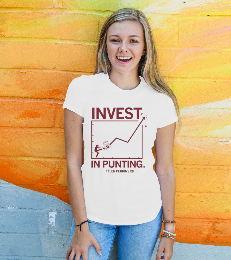 Tyler Perkins Invest In Punting Iowa State Cyclones Chart Football T-Shirt