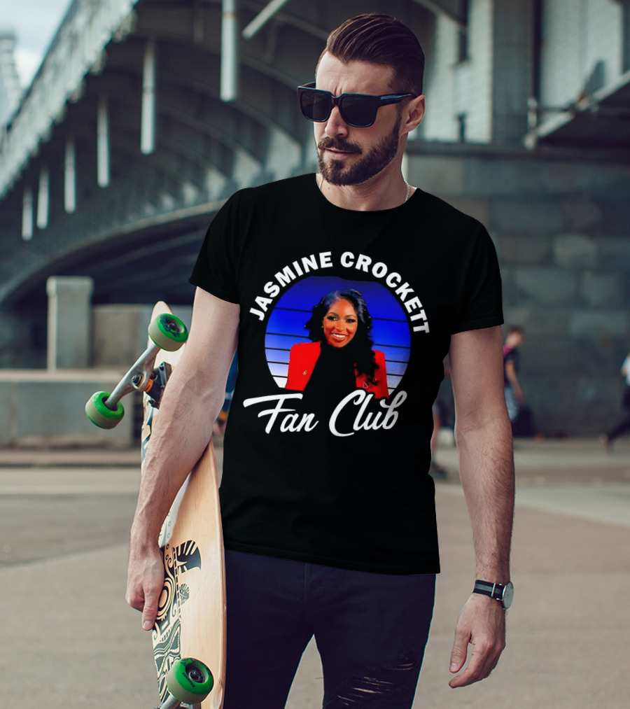 Jasmine Crockett Fan Club Texas Democrat T-Shirt
