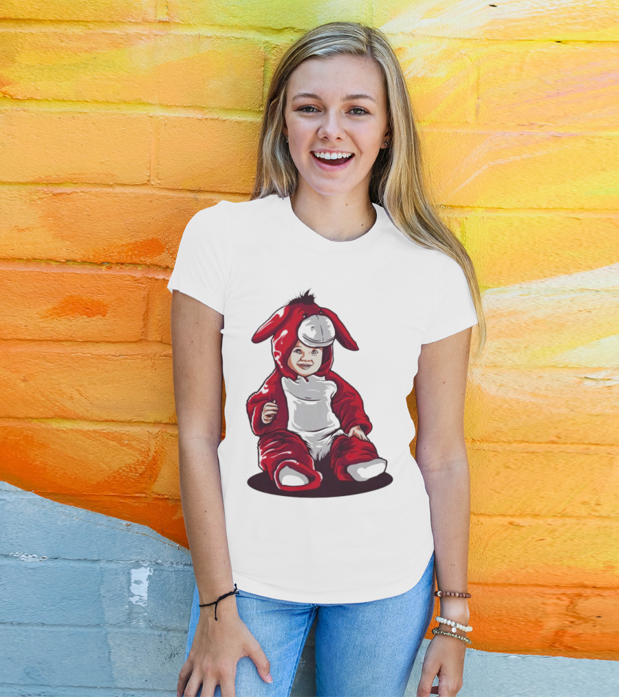 Baby Wear Horse Clothes In Red Costume T-Shirt
