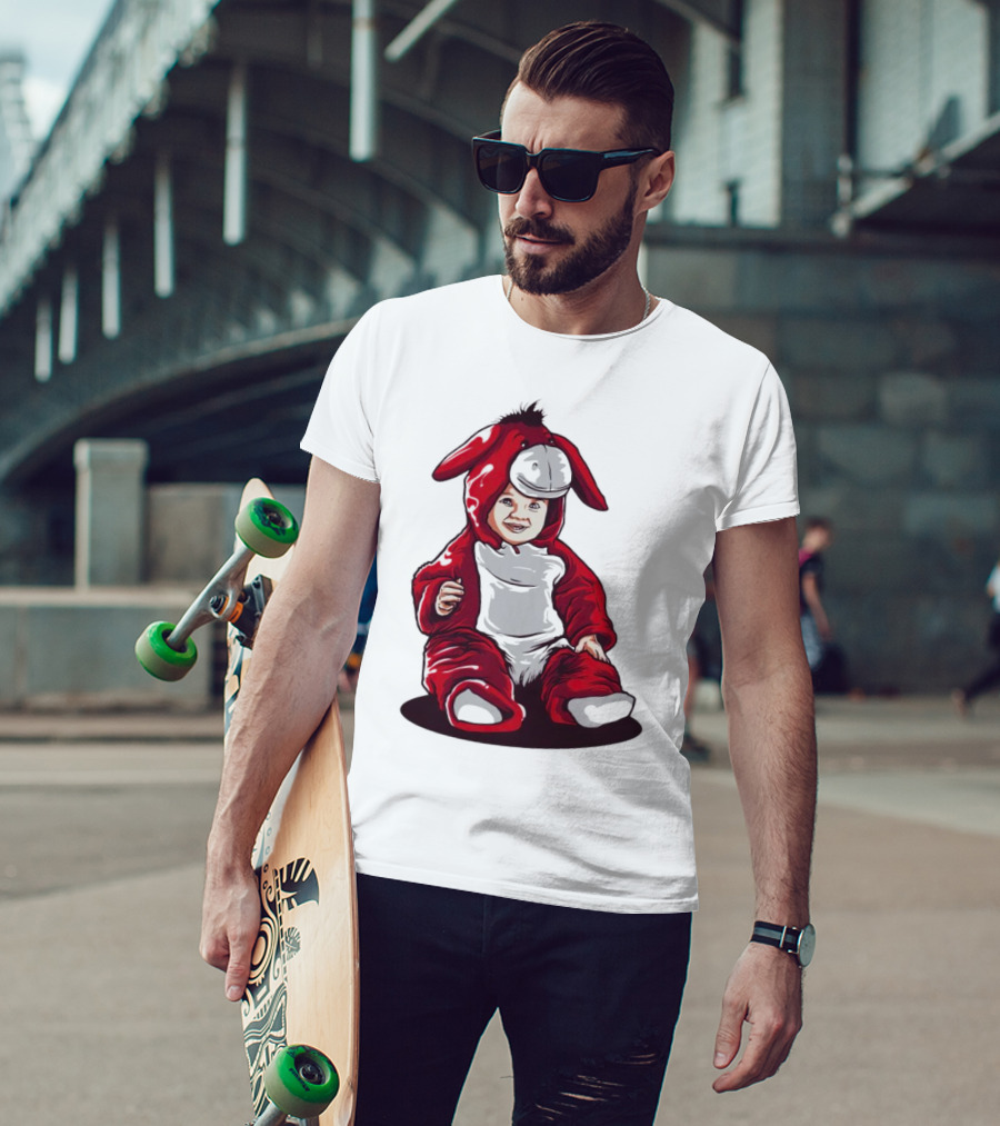 Baby Wear Horse Clothes In Red Costume T-Shirt