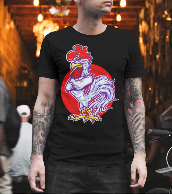 Cookei Chicken Muscle Rooster T-Shirt Cookei Chicken Muscle Rooster T-Shirt