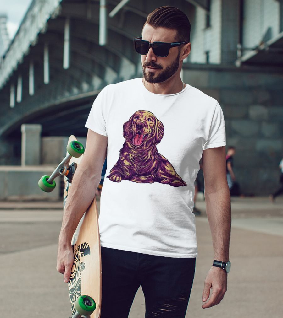 Golden Retriever Cute Dog T-Shirt
