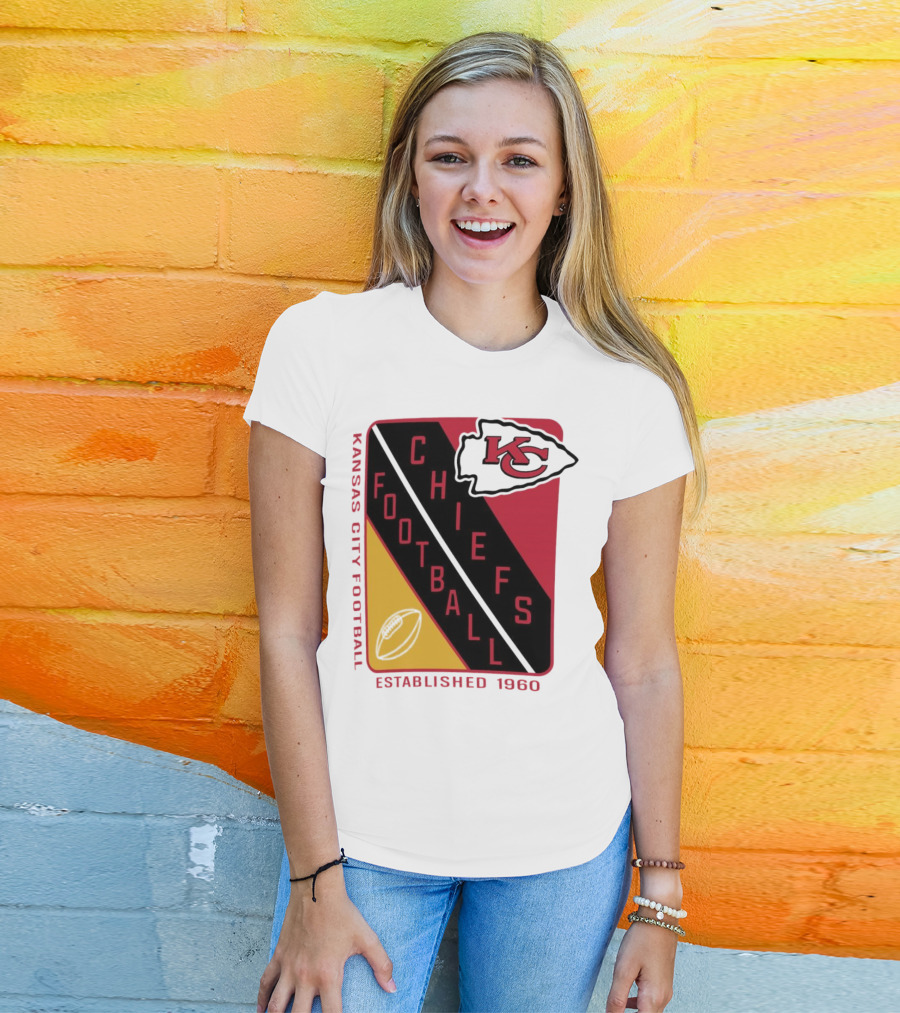 Kansas City Chiefs Football Established 1960 KC T-Shirt
