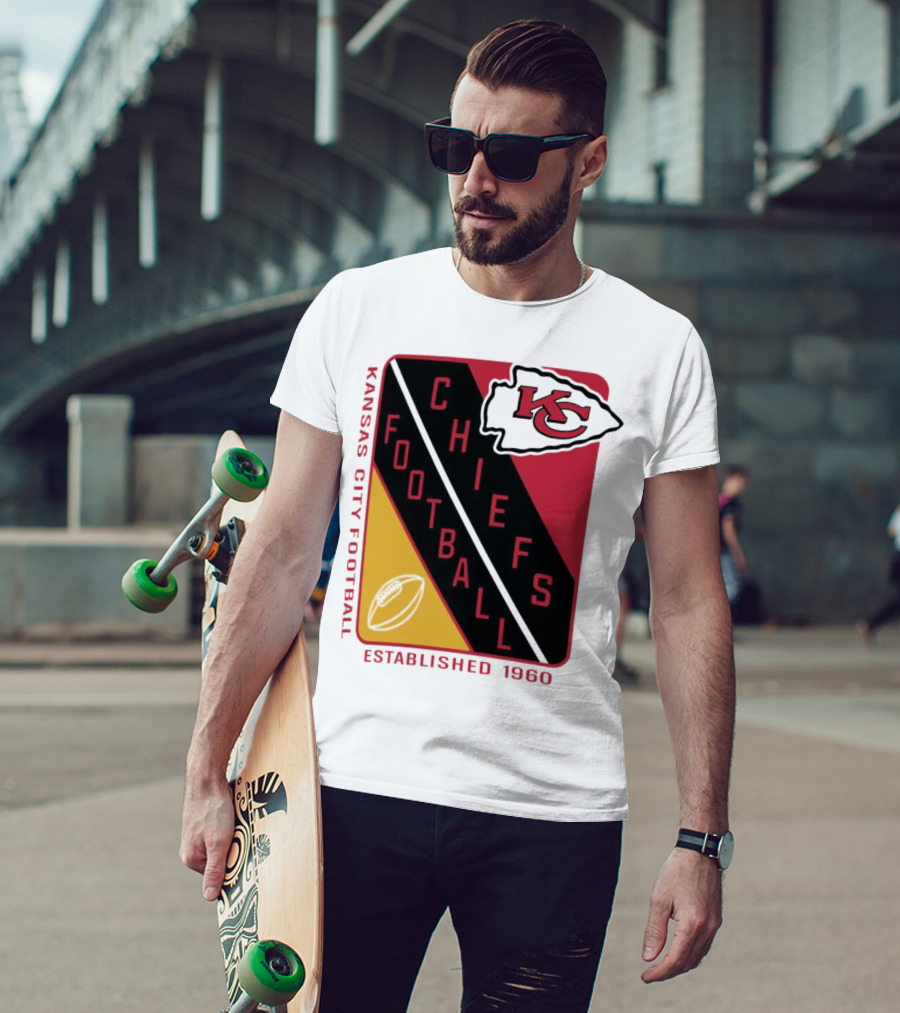 Kansas City Chiefs Football Established 1960 KC T-Shirt