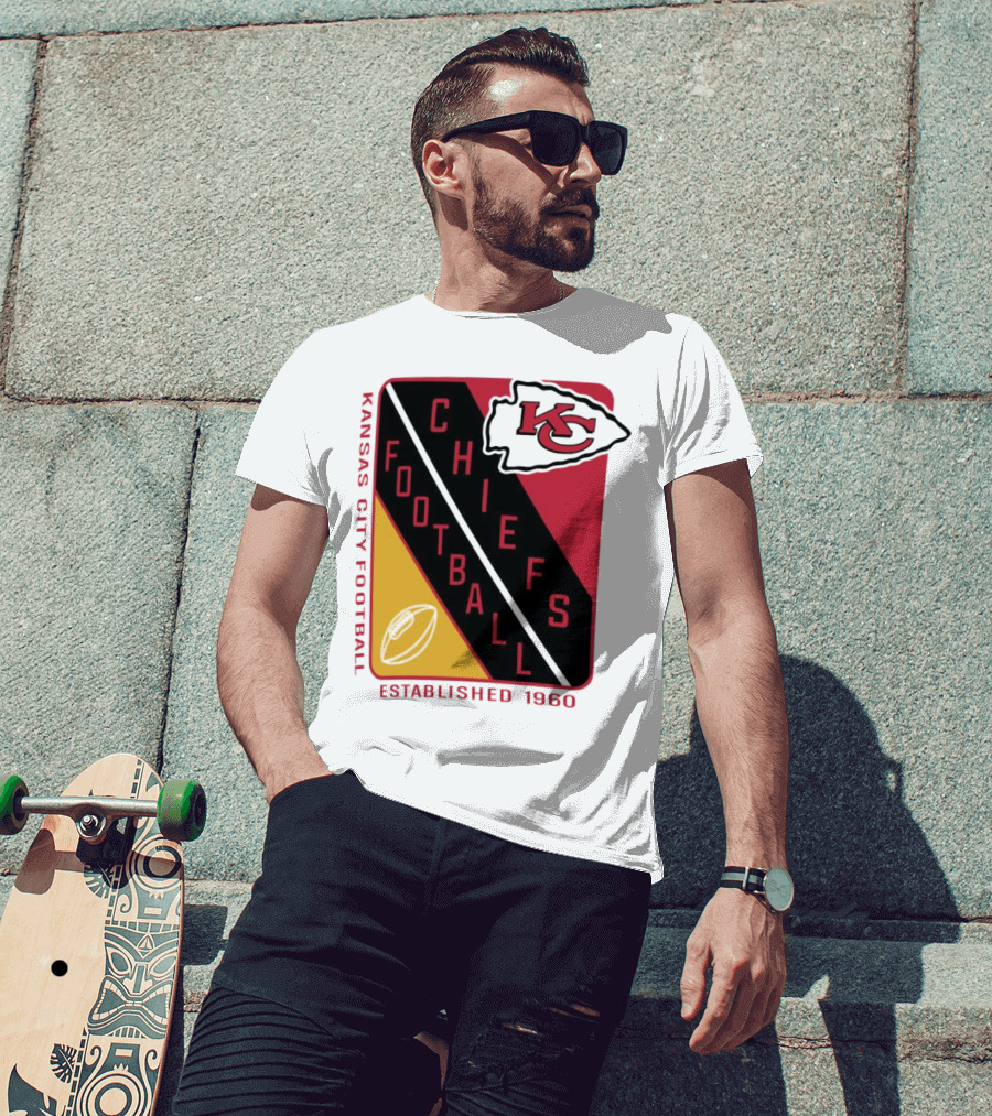 Kansas City Chiefs Football Established 1960 KC T-Shirt
