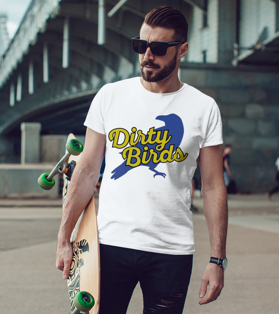 Dirty Birds Blue T-Shirt