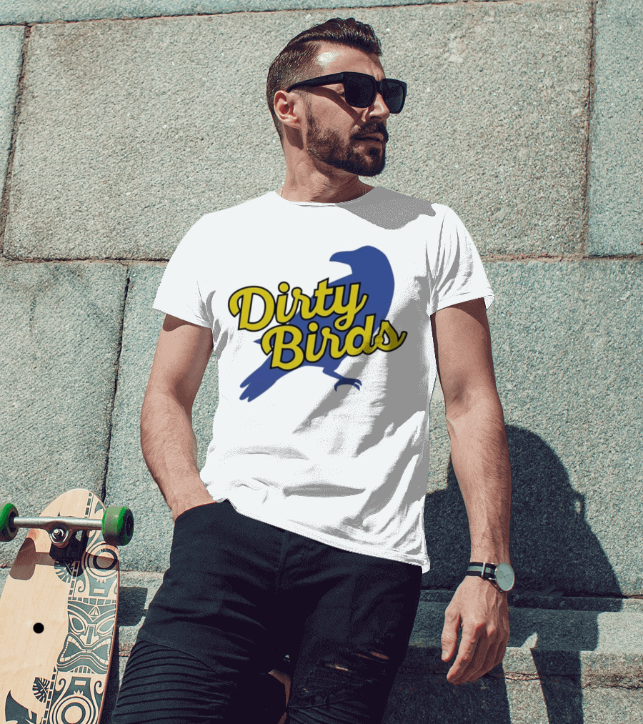Dirty Birds Blue T-Shirt