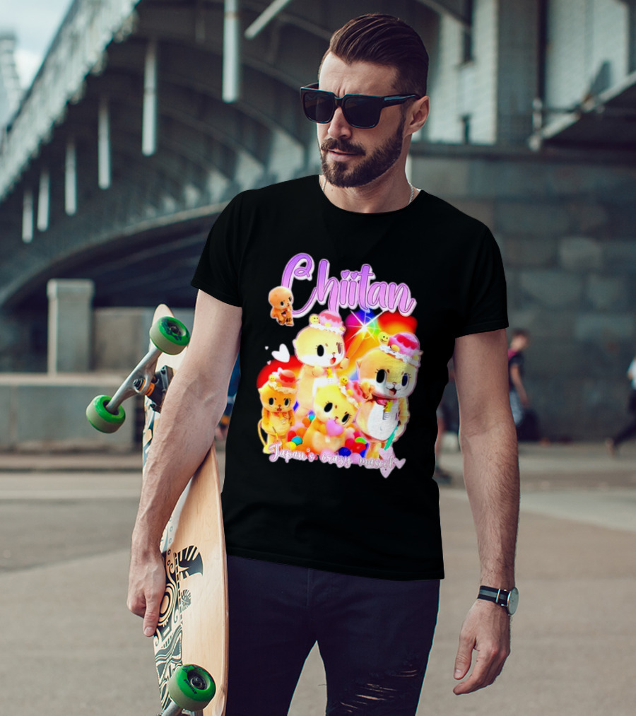 Chiitan Japan's Crazy Mascot Hinged Tweets T-Shirt