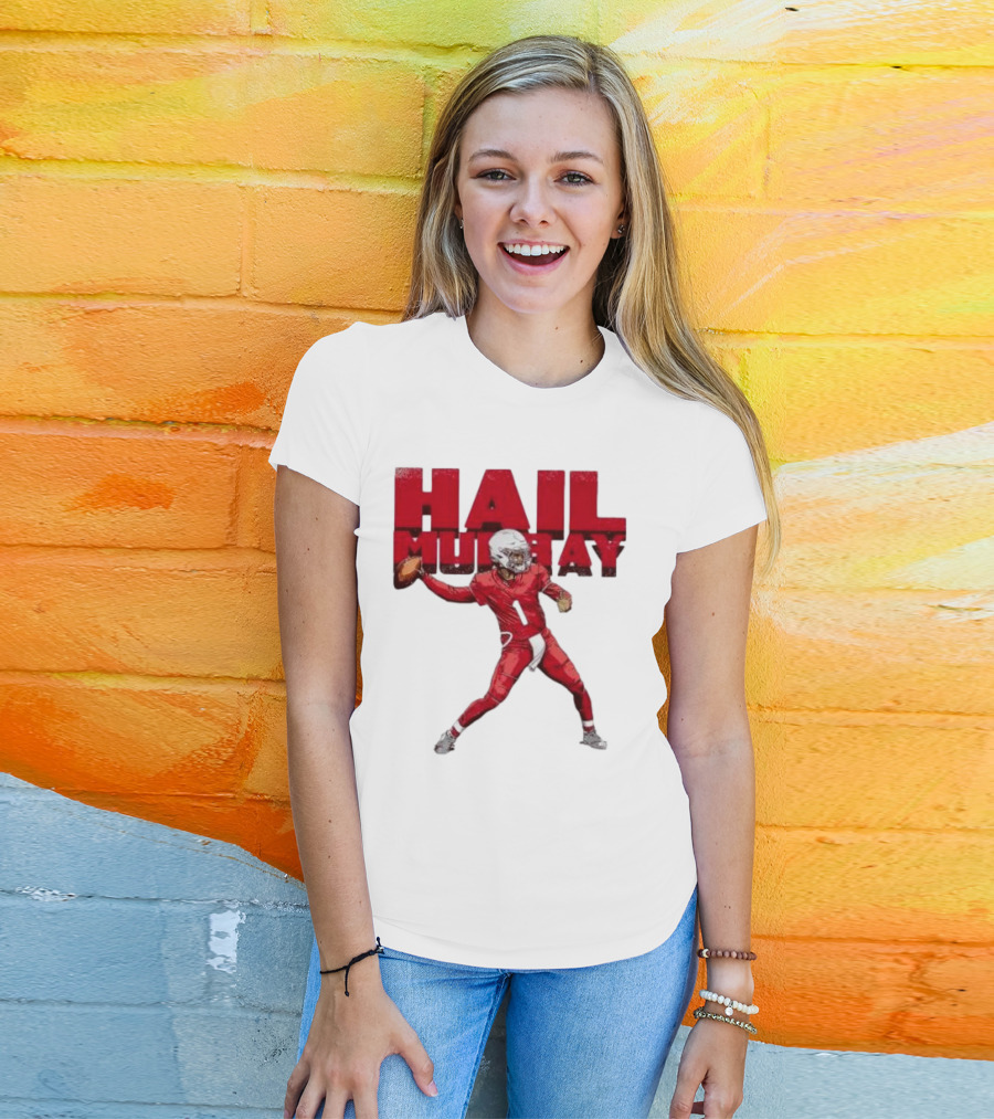 Arizona Cardinals Kyler Murray Hail Murray Football Play T-Shirt
