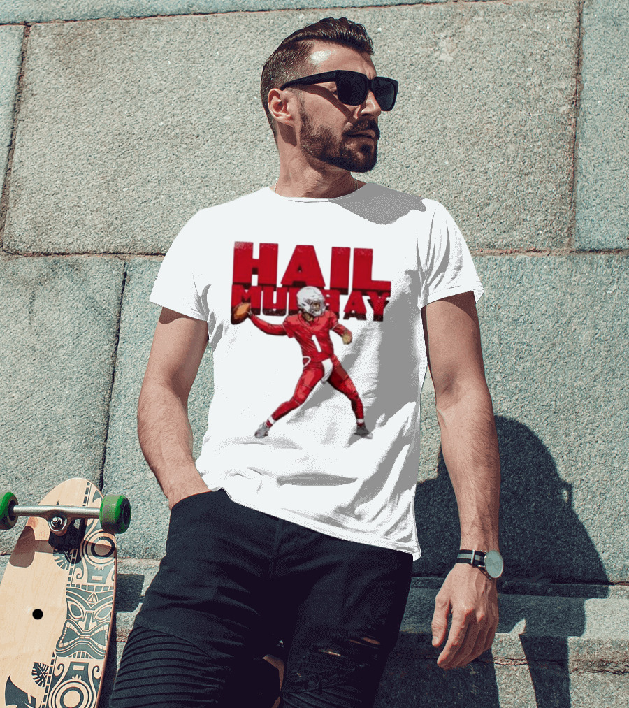 Arizona Cardinals Kyler Murray Hail Murray Football Play T-Shirt