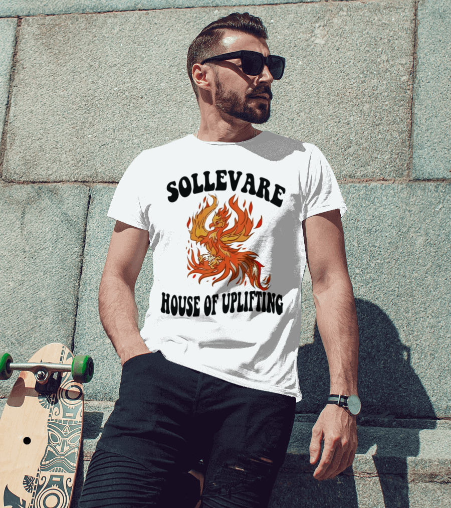 Sollevare House Of Uplifting Phoenix Flame T-Shirt