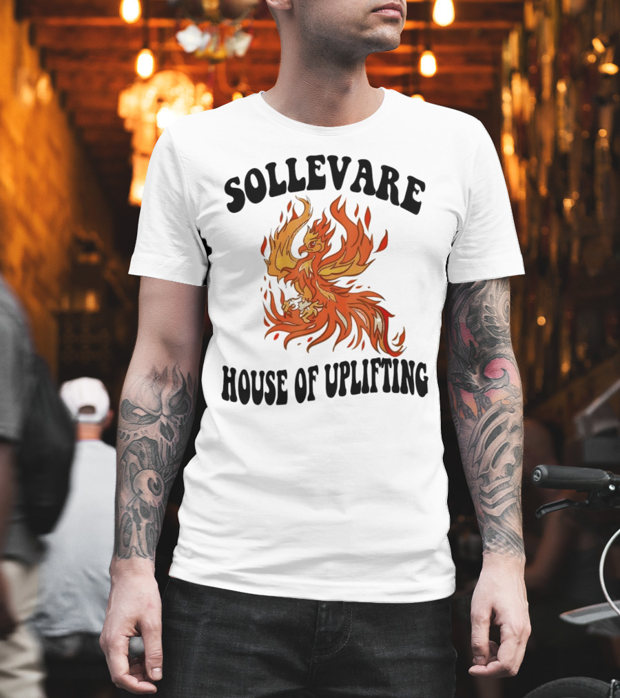 Sollevare House Of Uplifting Phoenix Flame T-Shirt