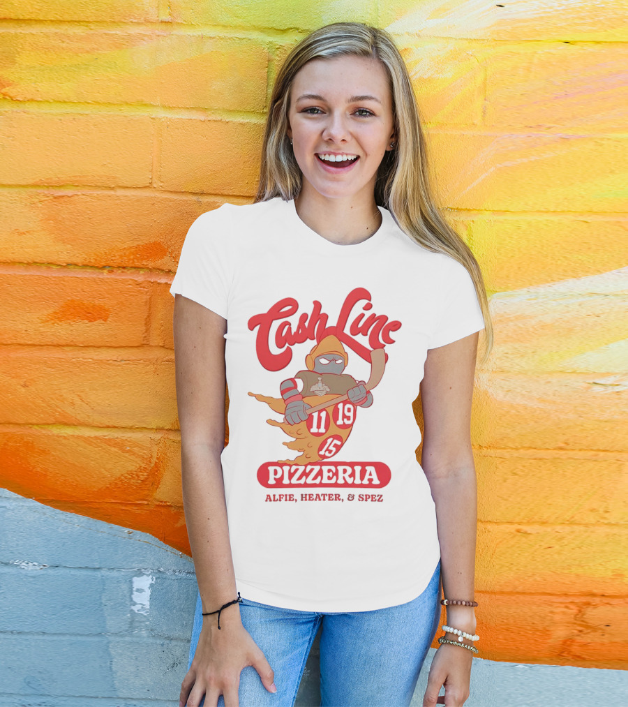 Cash Line Pizzeria Alfie Heater Spez Ottawa Senators T-Shirt
