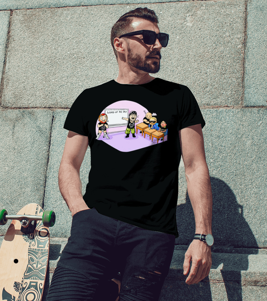 Word Of The Day Classroom With Professor Briscoe Vocab Lessons T-Shirt